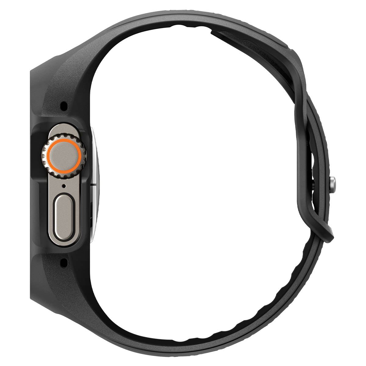 Spigen Liquid Air Pro (w Glass), matte black - Apple Watch Ultra 3/2/1 49mm (6)