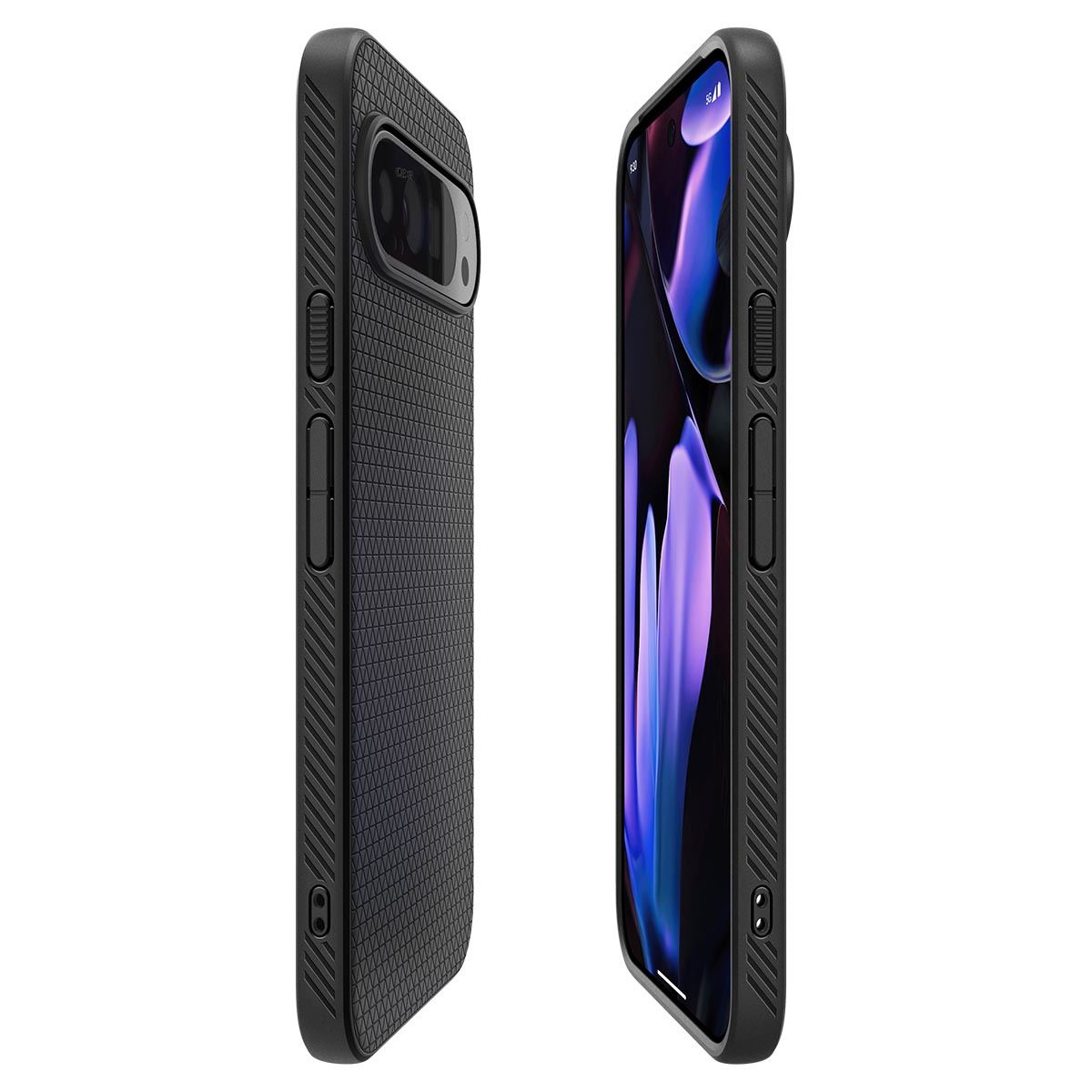 Spigen Liquid Air, matte black - Google Pixel 9 Pro/Pixel 9 (8)