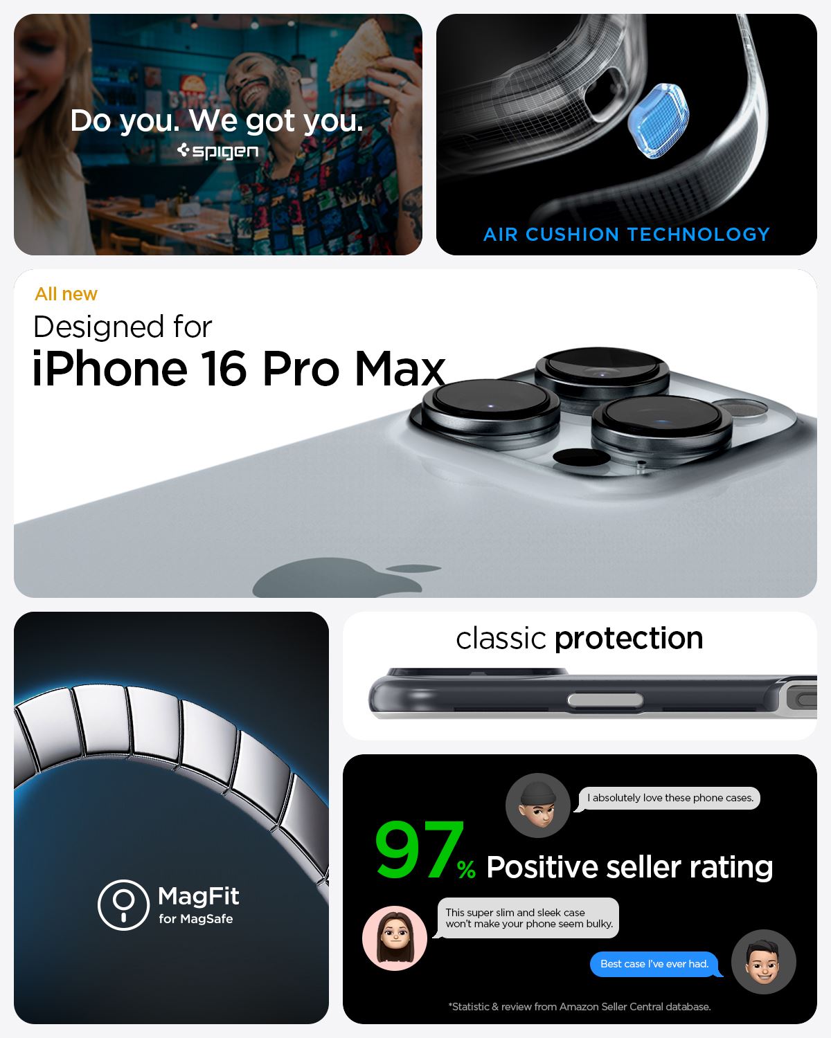 Spigen Classic C1 MagSafe, graphite - iPhone 16 Pro Max (10)