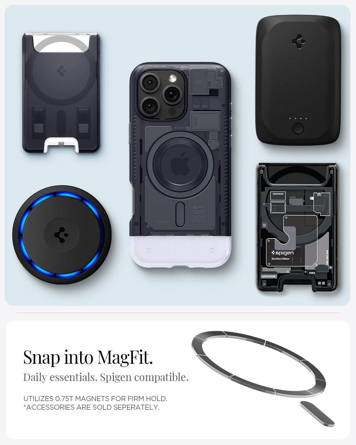 Spigen Classic C1 MagSafe, graphite - iPhone 16 Pro Max (15)