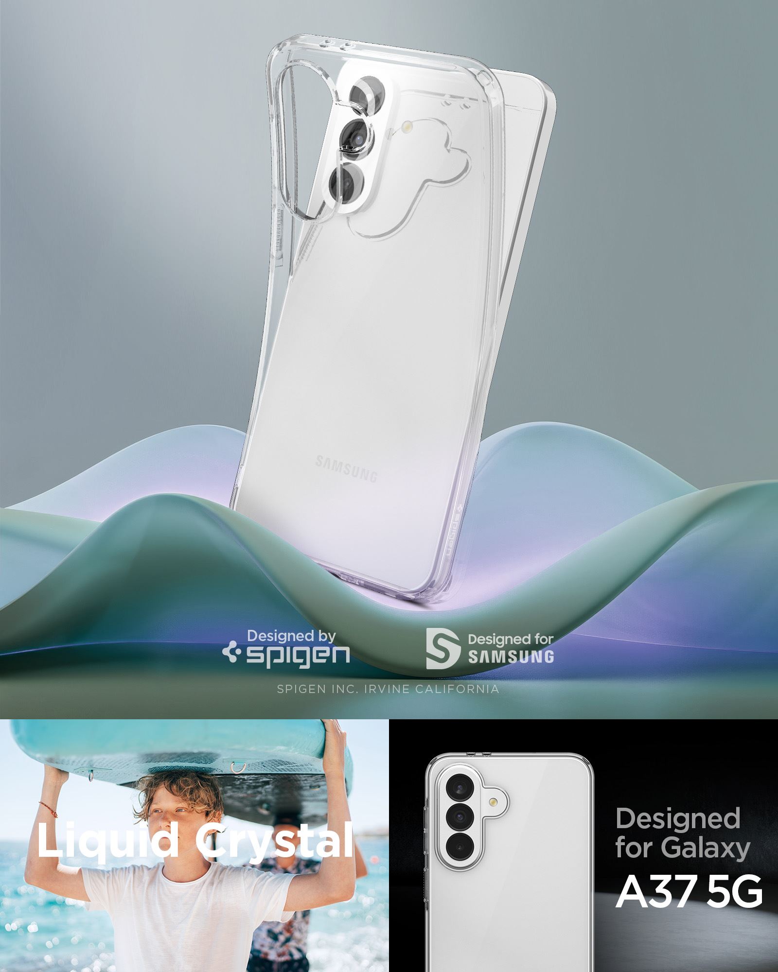 Spigen Liquid Crystal, crystal clear - Samsung Galaxy A37 5G (11)