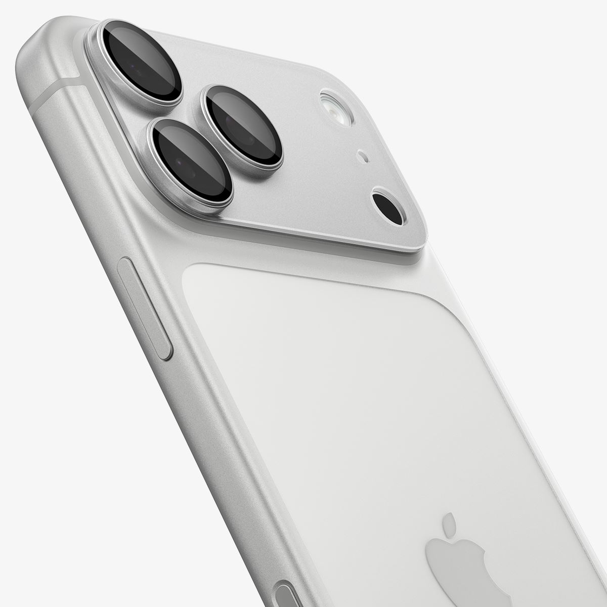 Spigen Glass tR EZ Fit Optik Pro XL 1 Pack, silver - iPhone 18 Pro (4)