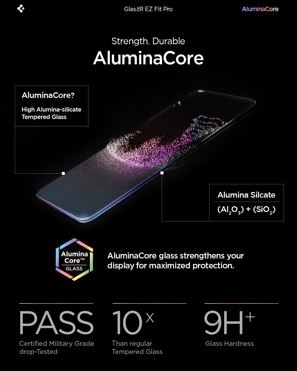 Spigen Glass tR EZ Fit Pro 2 Pack, transparency - Sony Xperia 10 VII (11)