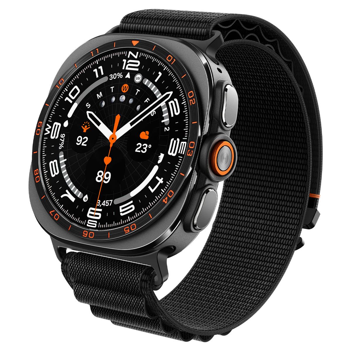 Spigen Fabric Band, black - Samsung Galaxy Watch 9/8 46mm/44mm/40mm (10)