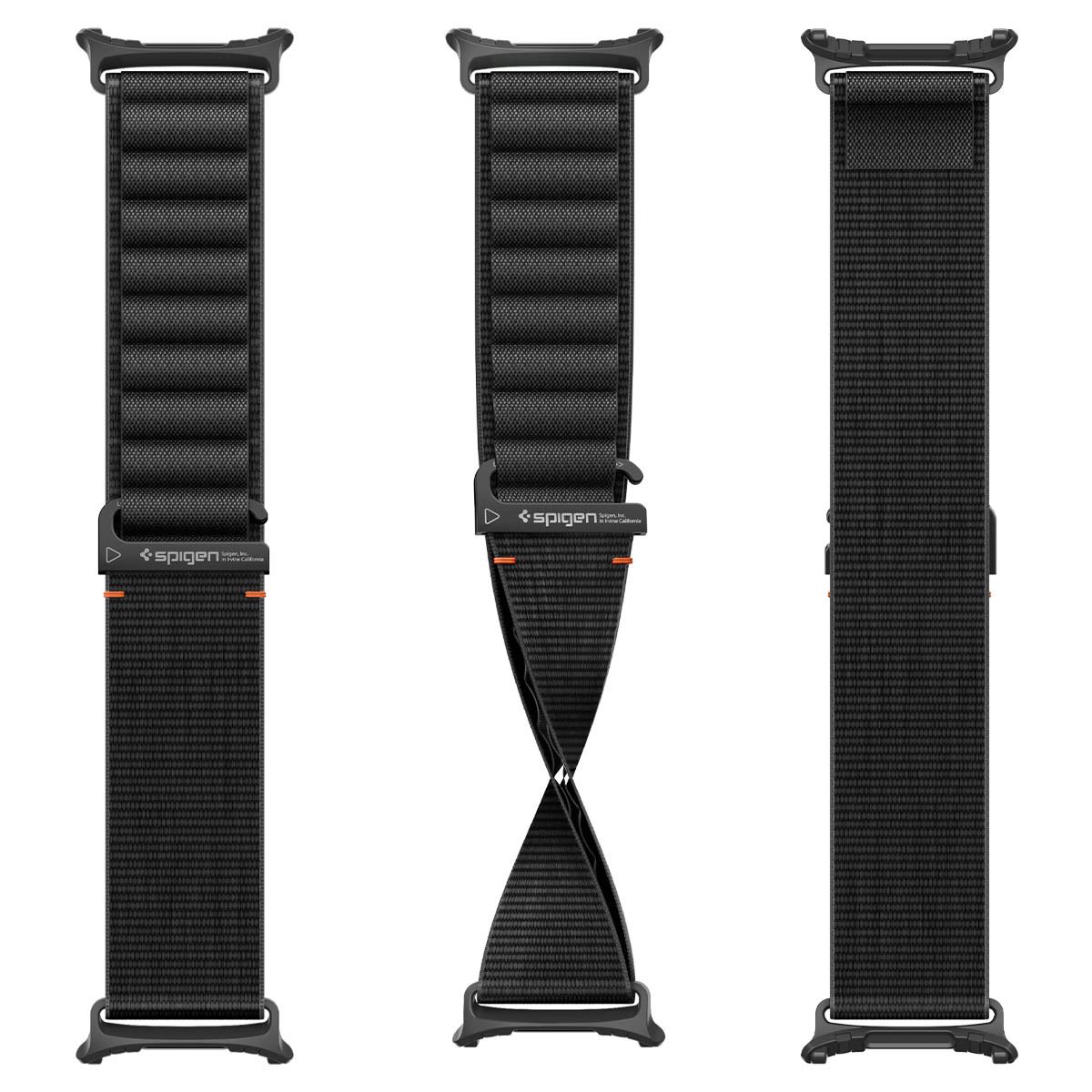 Spigen Fabric Band, black - Samsung Galaxy Watch 9/8 46mm/44mm/40mm (8)