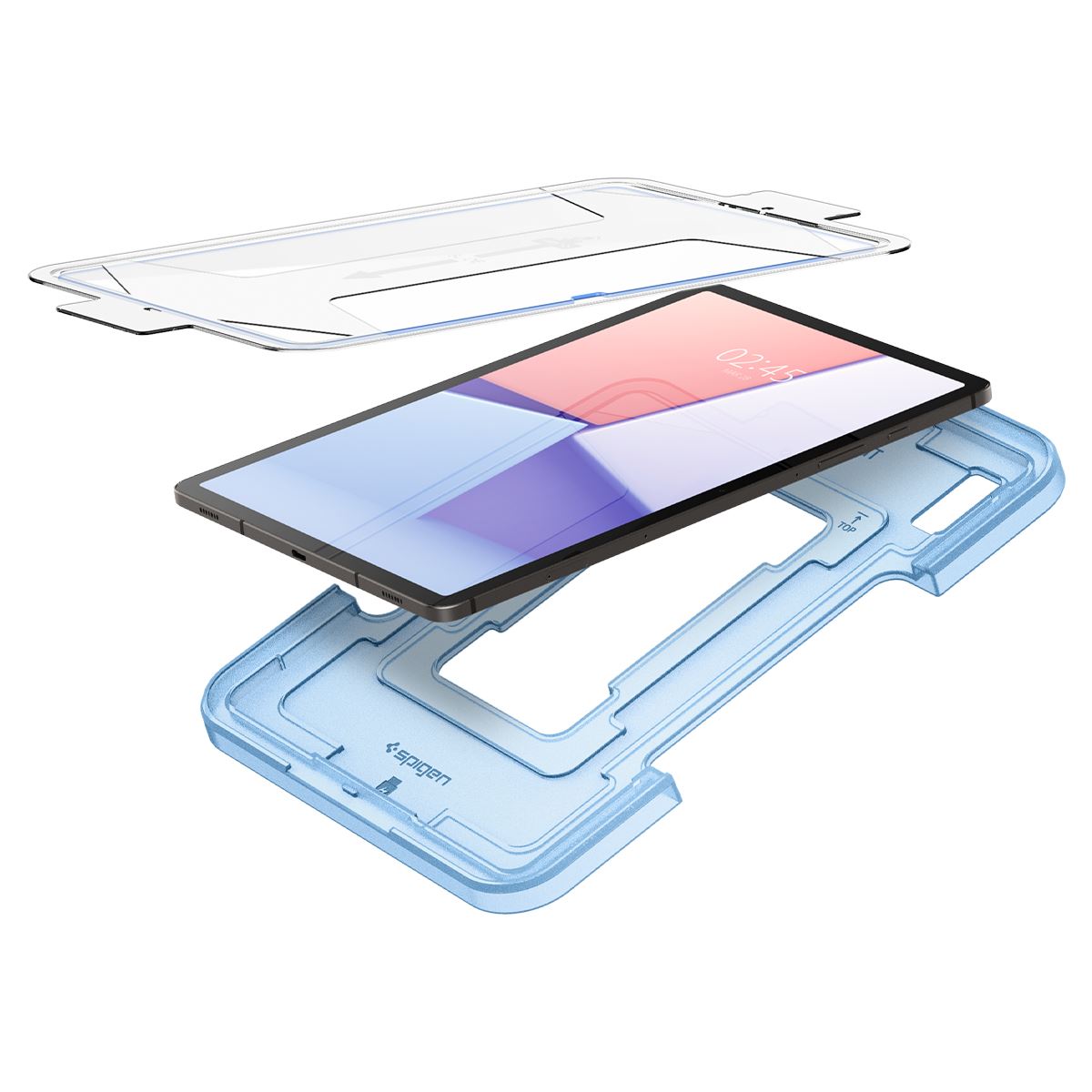 Spigen Glass tR EZ Fit 1 Pack - Samsung Galaxy Tab S10/S9+ (5)