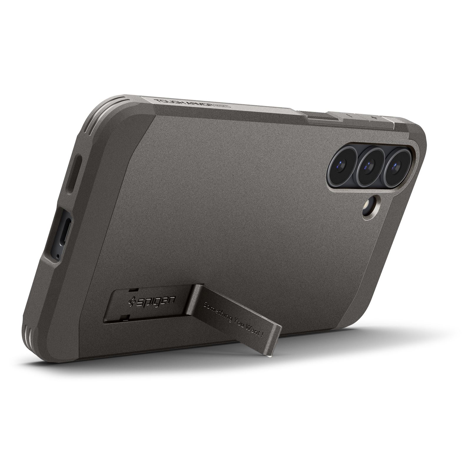 Spigen Tough Armor MagSafe, gunmetal - Samsung Galaxy S25 FE (7)
