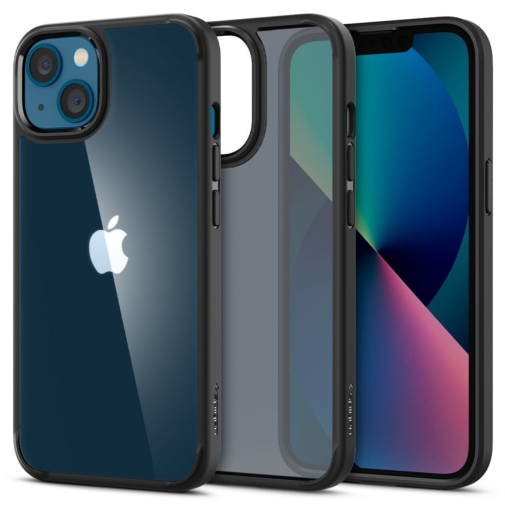 Spigen Ultra Hybrid, frost black - iPhone 13