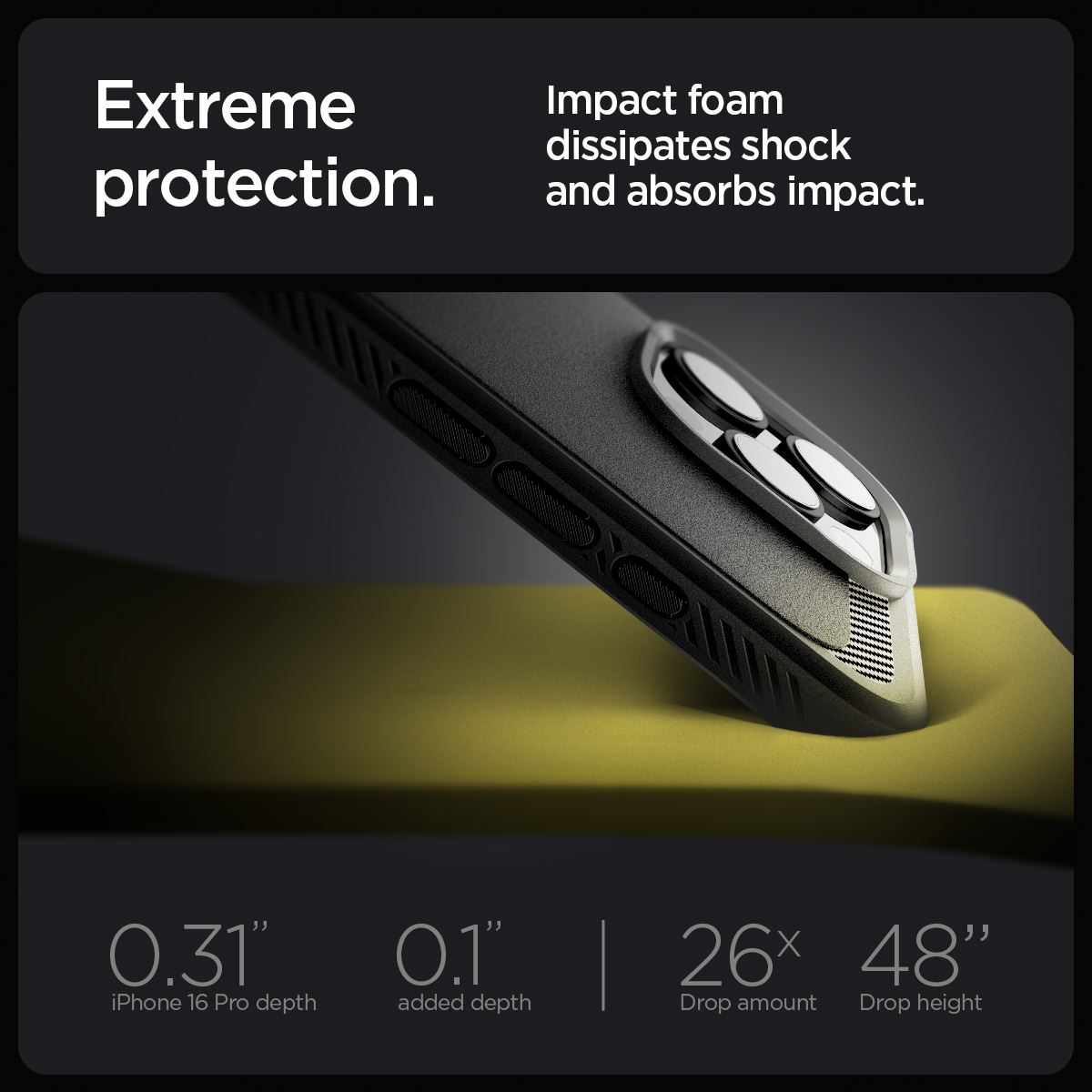 Spigen Rugged Armor MagSafe, matte black - iPhone 16 Pro (12)