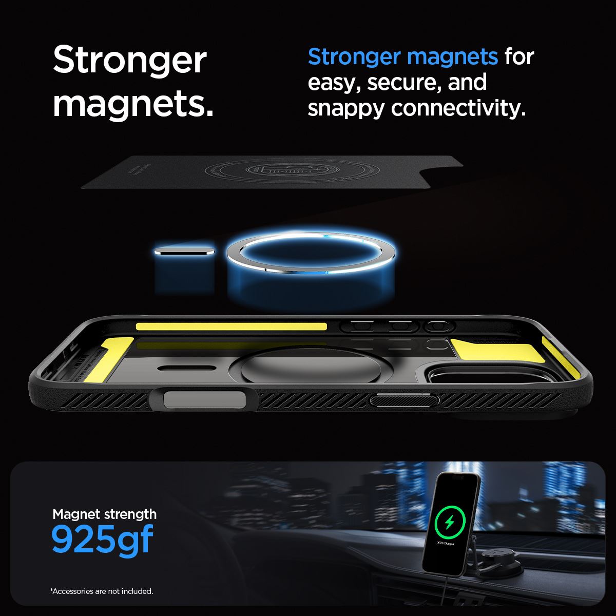 Spigen Rugged Armor MagSafe, matte black - iPhone 16 Pro (13)