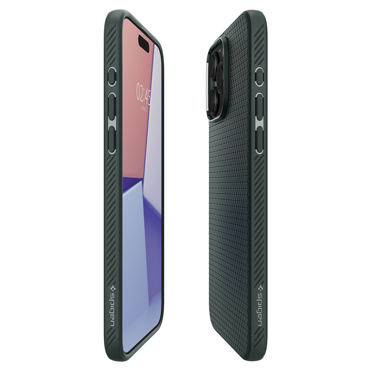 Spigen Liquid Air, abyss green - iPhone 15 Pro (10)