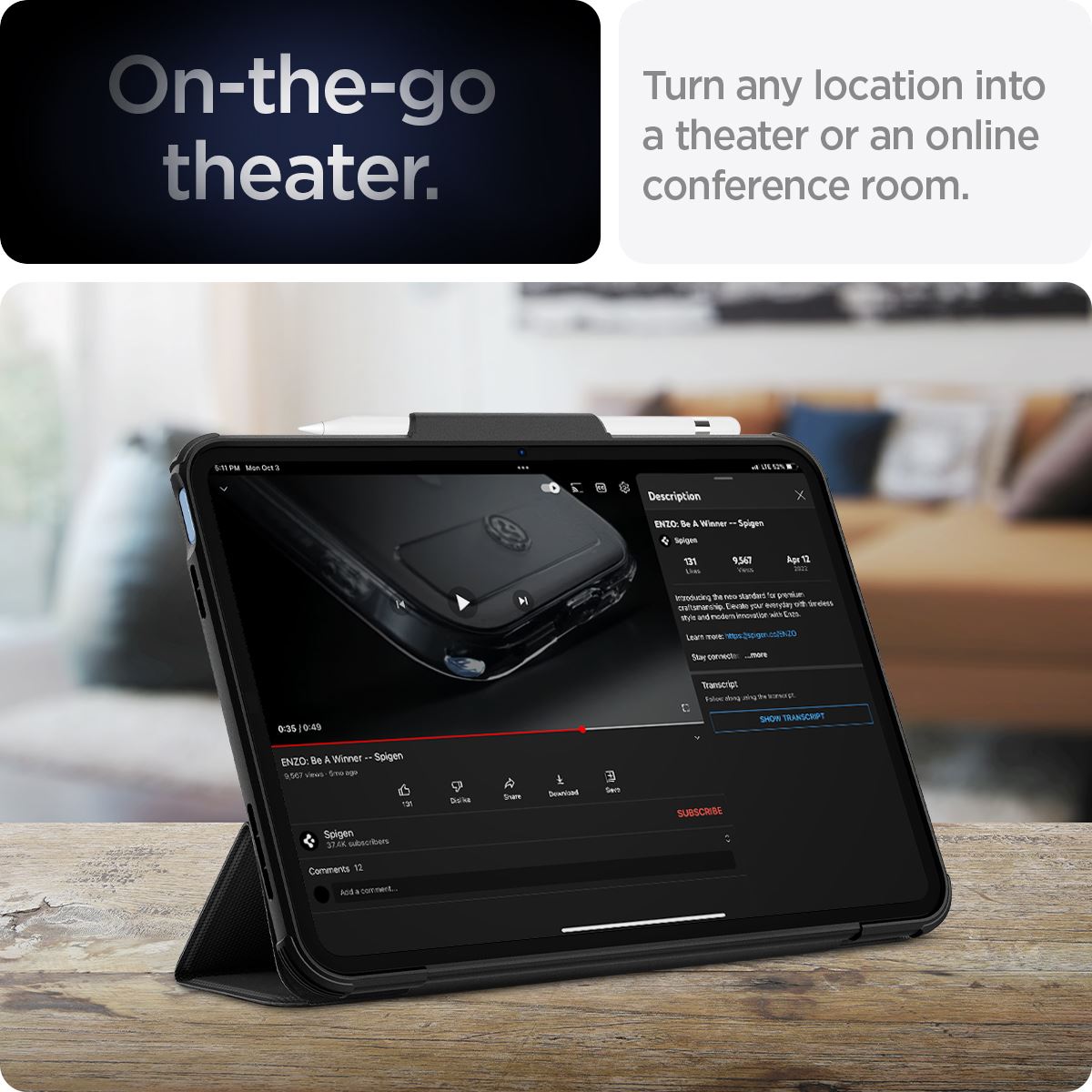 Spigen Rugged Armor Pro, black - iPad Air 10.9" (2022/2020)/11" 2024/2025 (13)