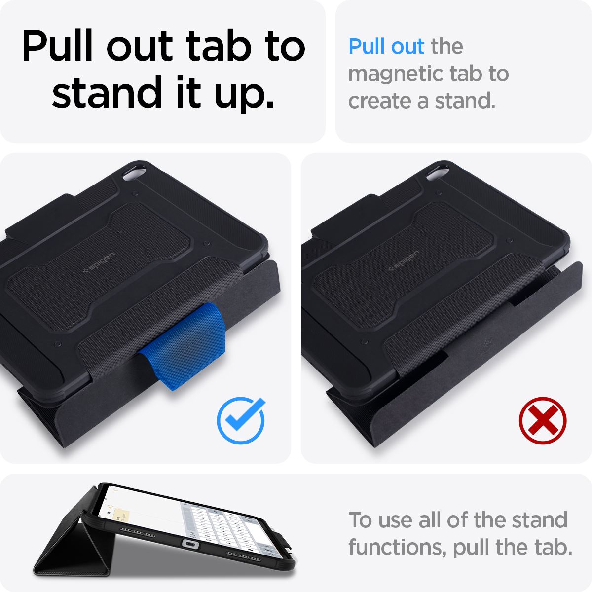 Spigen Rugged Armor Pro, black - iPad Air 10.9" (2022/2020)/11" 2024/2025 (17)