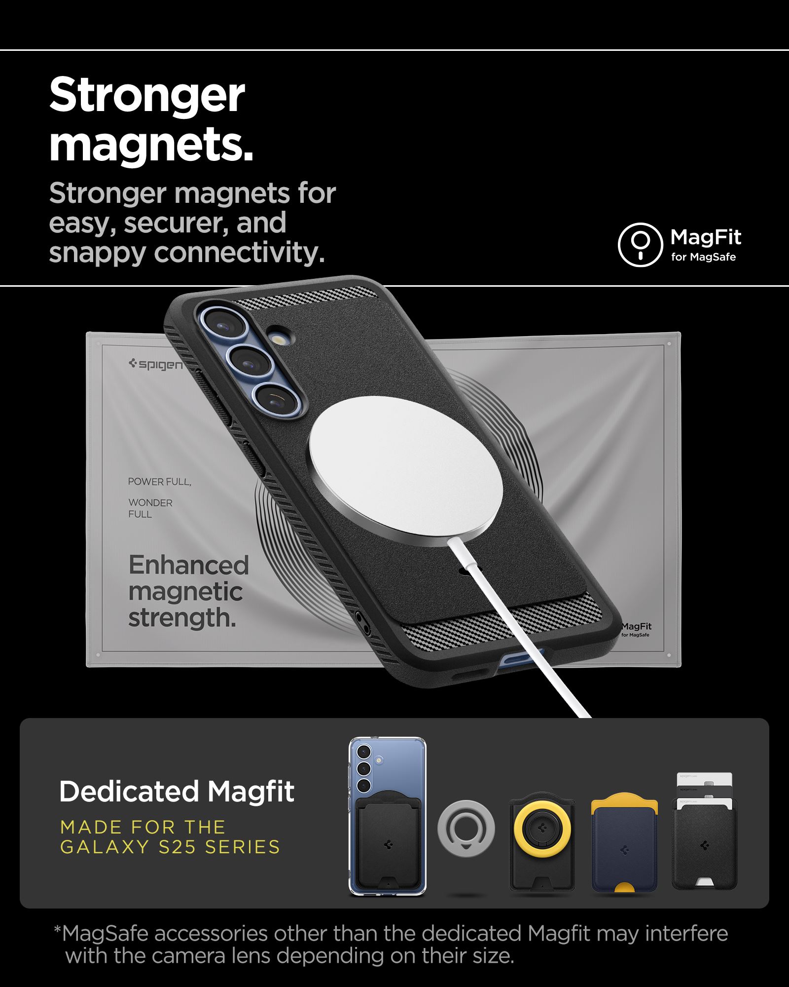 Spigen Rugged Armor MagSafe, matte black - Samsung Galaxy S25 (17)