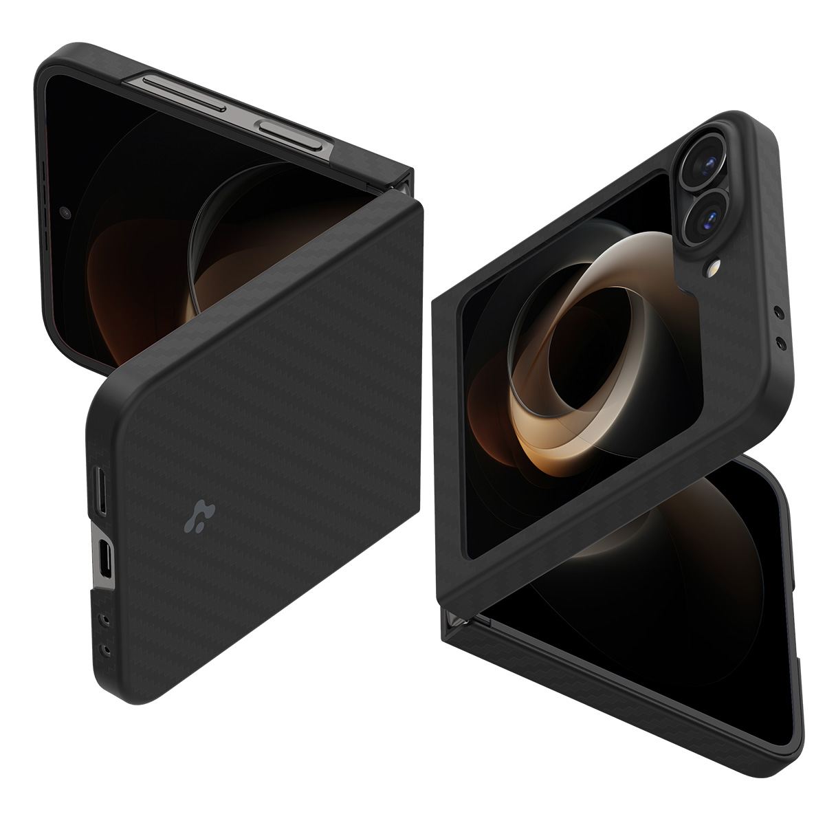 Spigen Air Skin, aramid black - Samsung Galaxy Z Flip6/7 FE