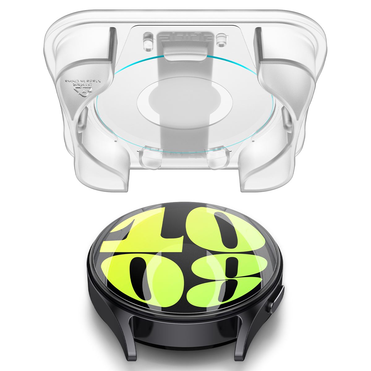 Spigen Glass tR EZ Fit 2 Pack , transparency - Samsung Galaxy Watch7 (44mm) (4)