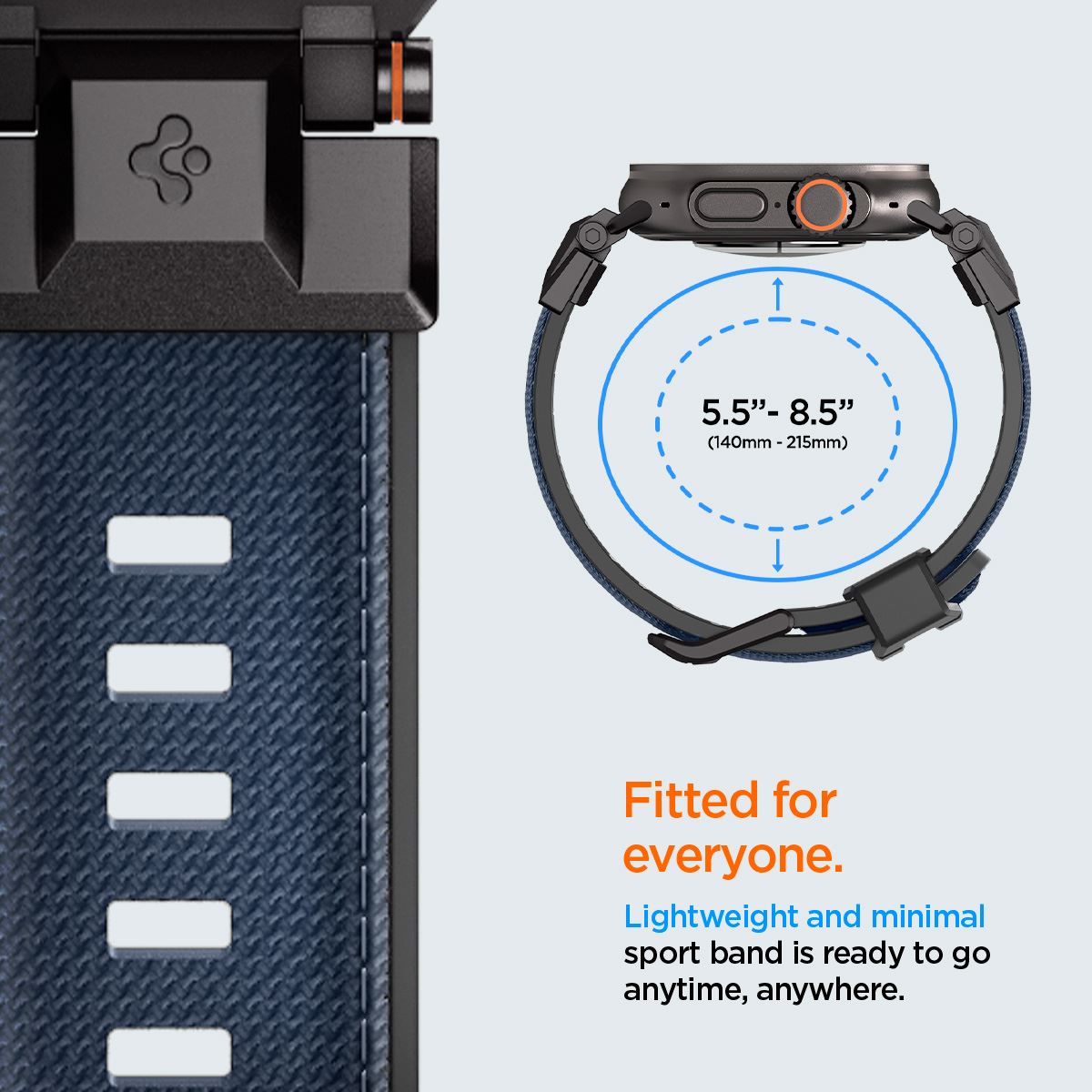 Spigen DuraPro Armor, navy blue - Apple Watch 49mm/46mm/45mm/44mm  (10)