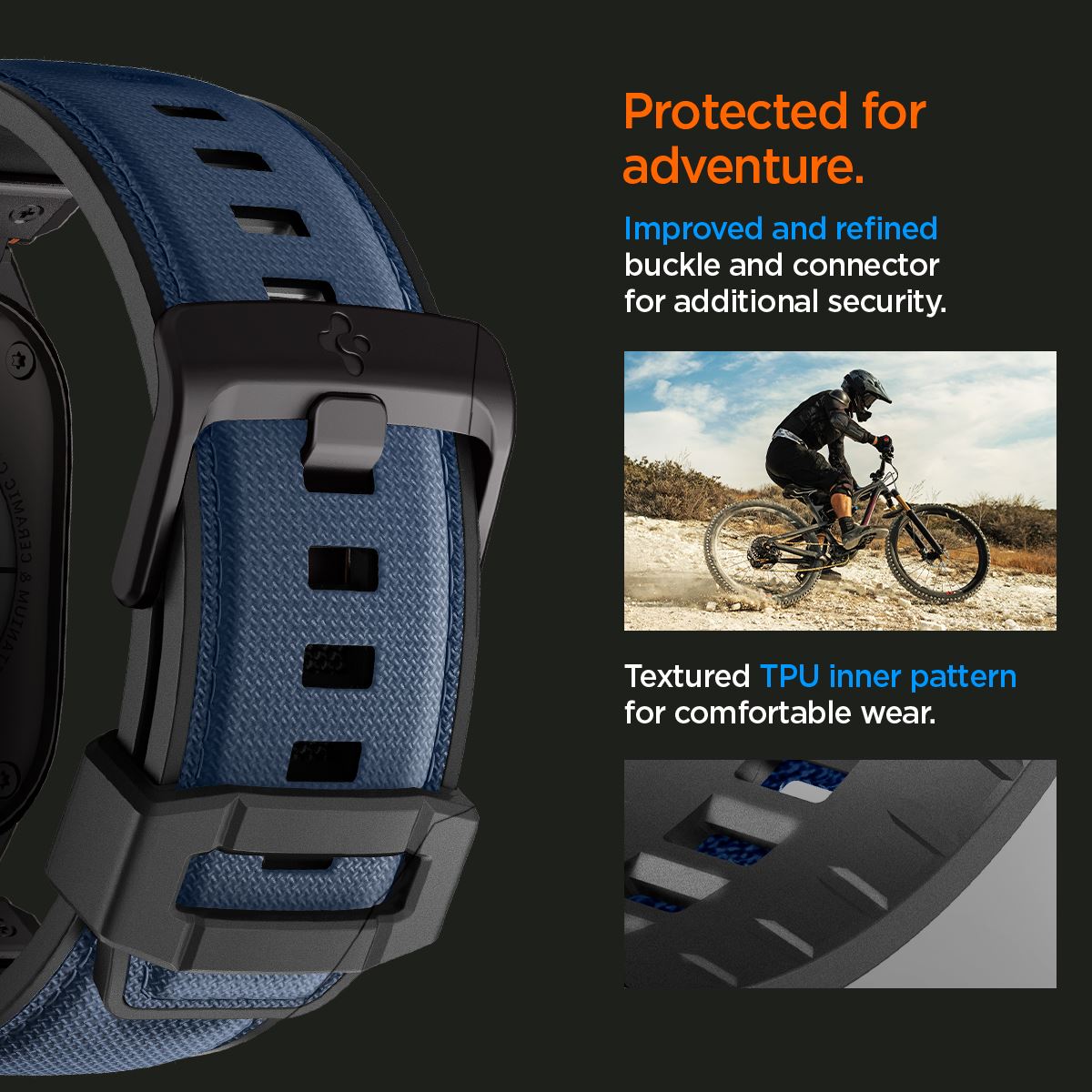 Spigen DuraPro Armor, navy blue - Apple Watch 49mm/46mm/45mm/44mm  (12)