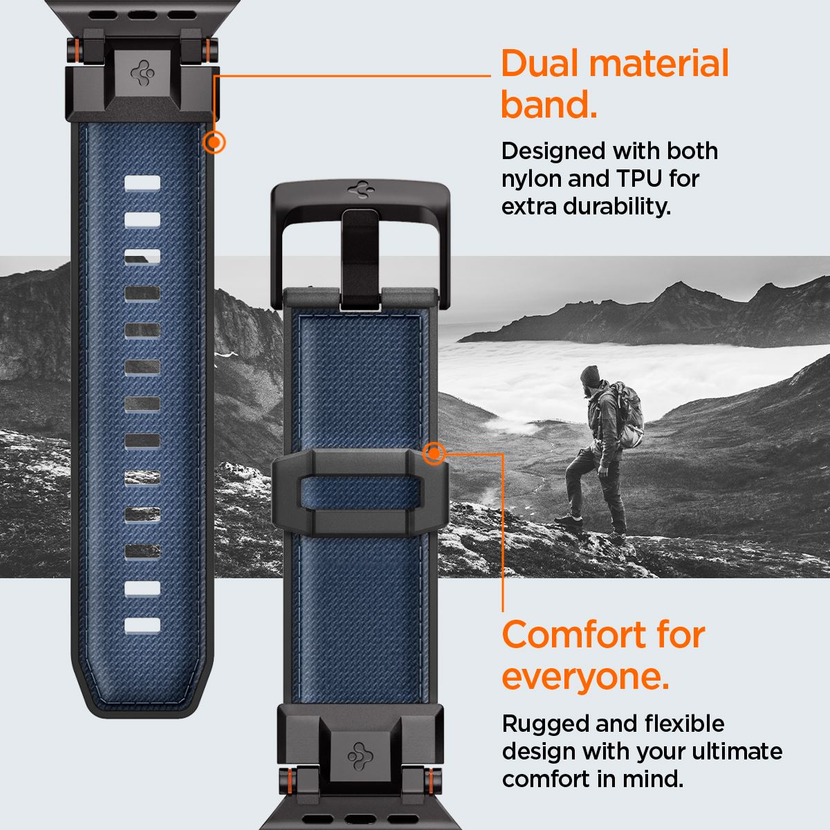 Spigen DuraPro Armor, navy blue - Apple Watch 49mm/46mm/45mm/44mm  (14)