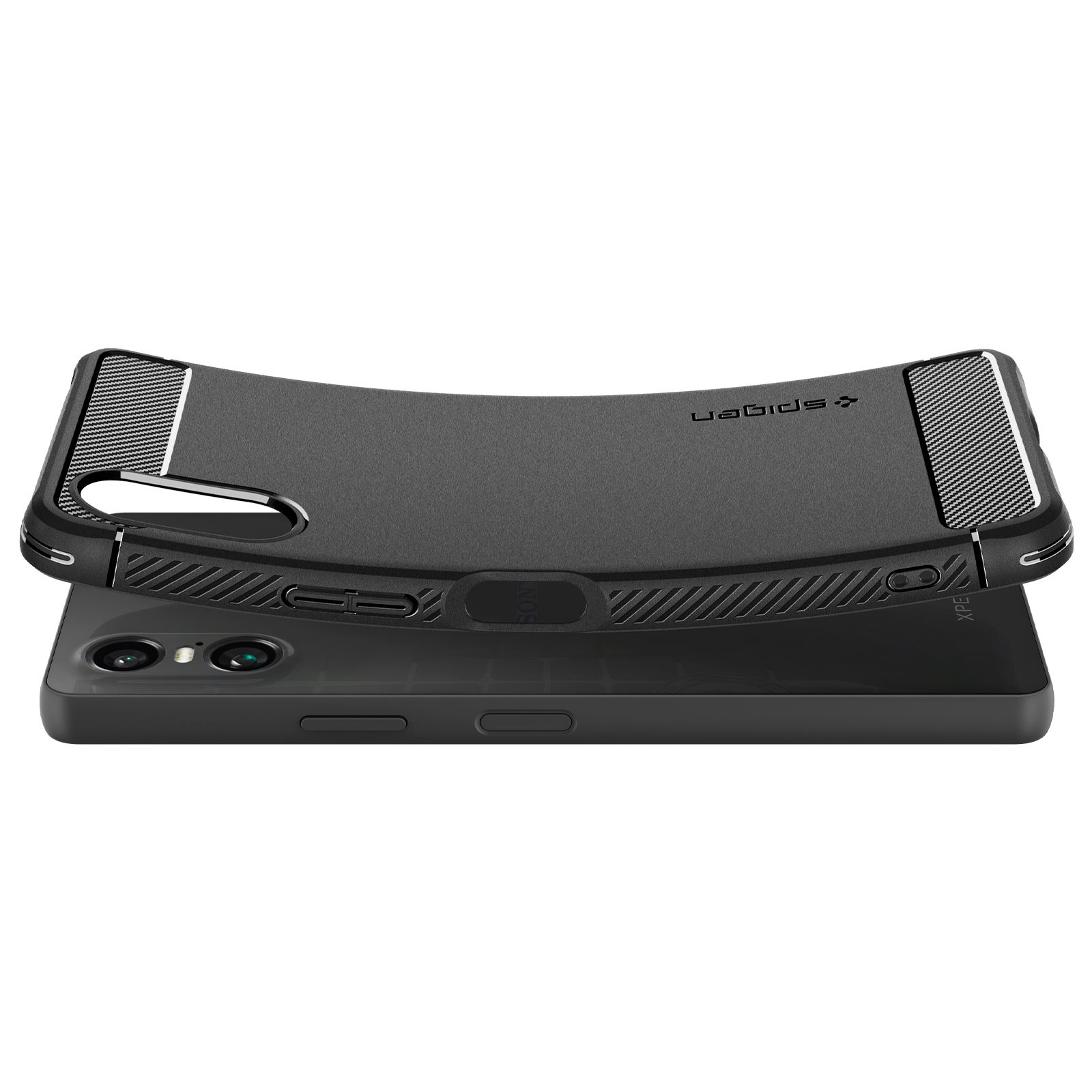 Spigen Rugged Armor, matte black - Sony Xperia 10 VI (5)