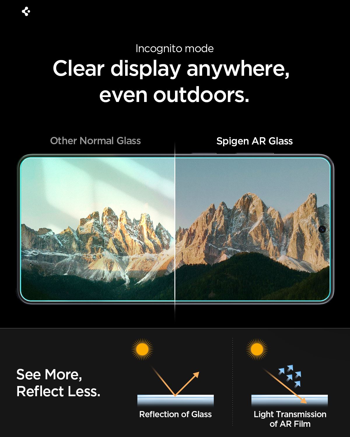 Spigen Glass tR EZ Fit Pro (Anti Reflection) 2 Pack, transparency - Samsung Galaxy S26 Ultra (20)