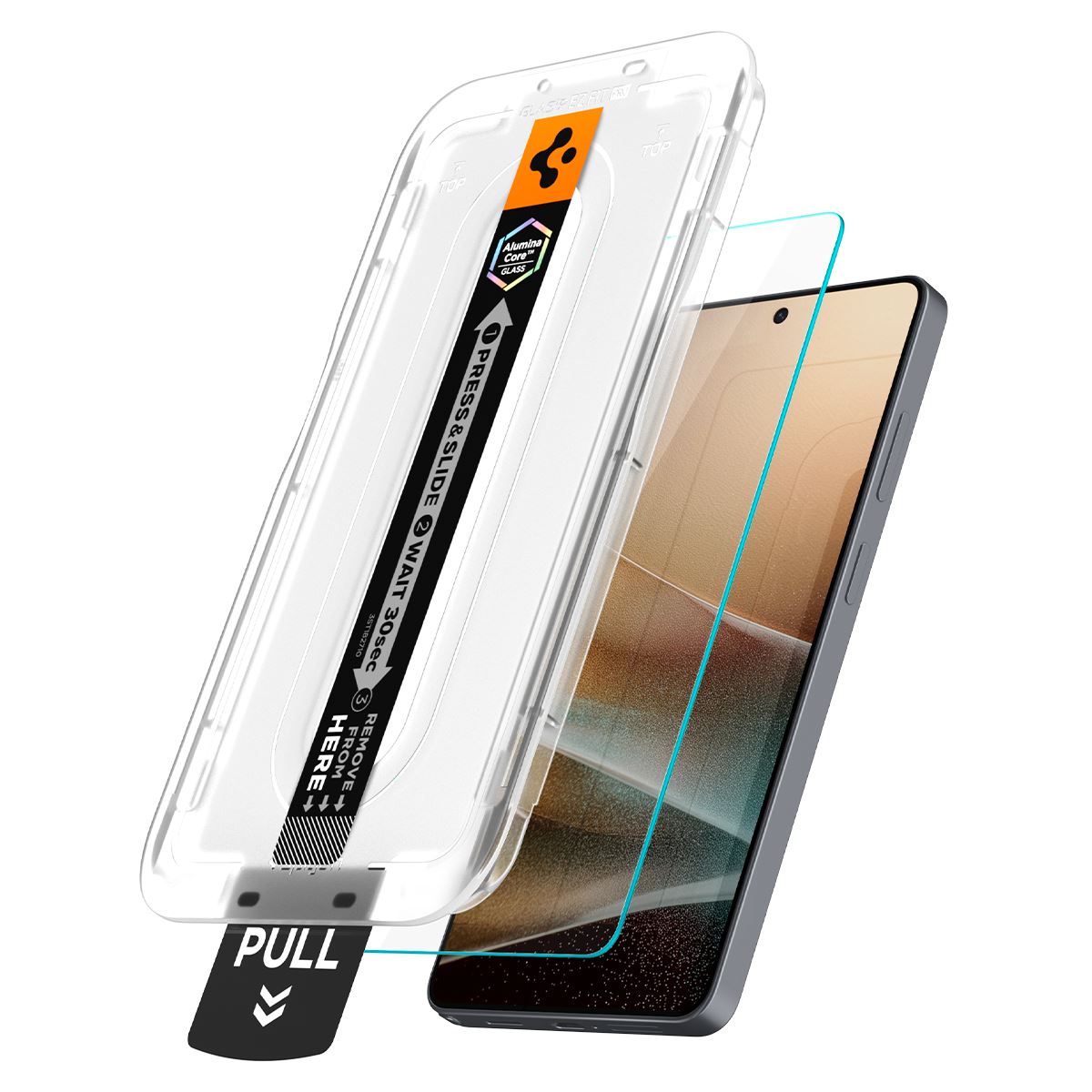 Spigen Glass tR EZ Fit Pro (Anti Reflection) 2 Pack, transparency - Samsung Galaxy S26 Ultra (8)