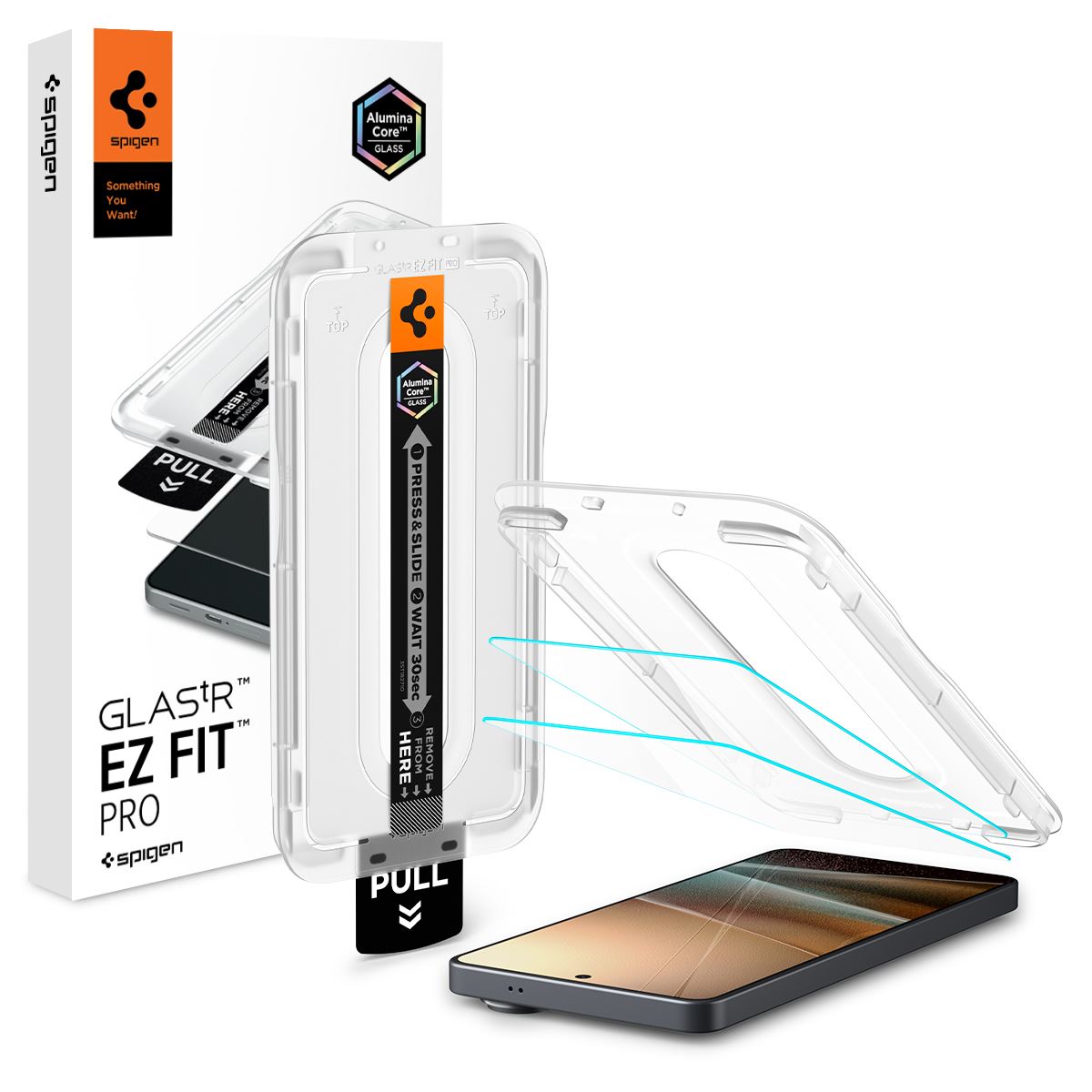 Spigen Glass tR EZ Fit Pro (Anti Reflection) 2 Pack, transparency - Samsung Galaxy S26 Ultra
