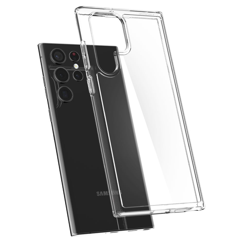 Spigen Ultra Hybrid, crystal clear - Samsung Galaxy S22 Ultra (5)