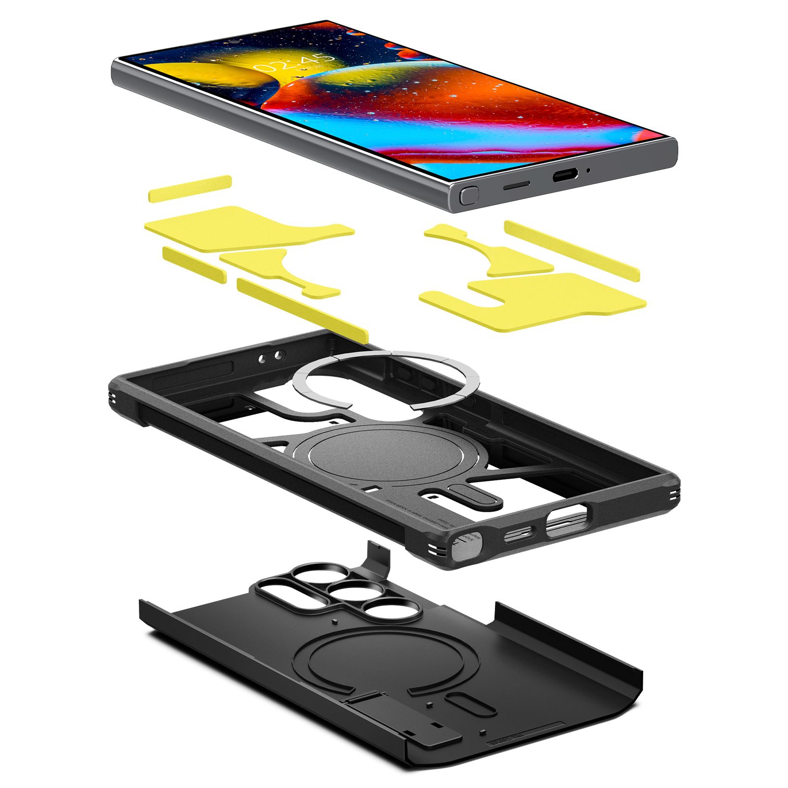 Spigen Tough Armor MagSafe, black - Samsung Galaxy S24 Ultra (7)