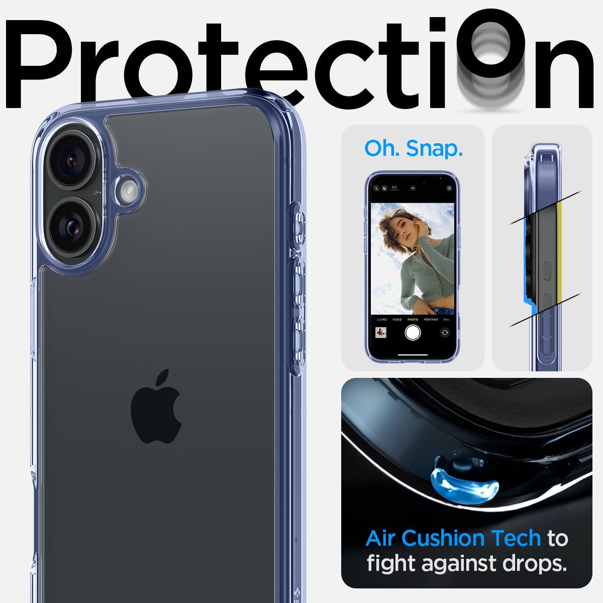 Spigen Ultra Hybrid, sky crystal - iPhone 16 Plus (11)