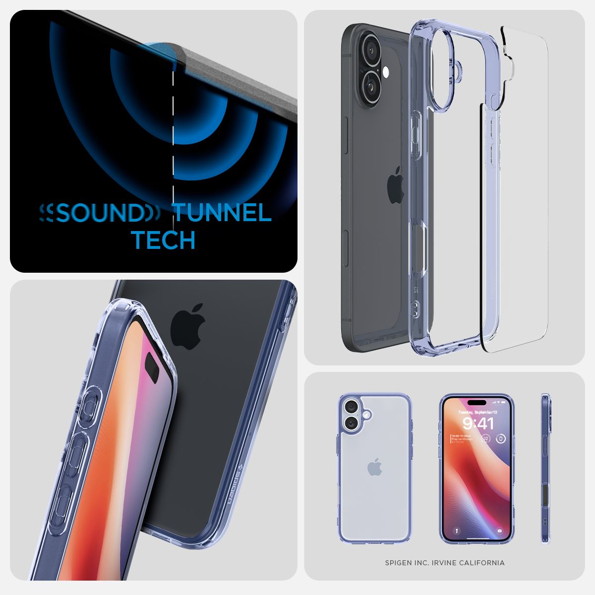Spigen Ultra Hybrid, sky crystal - iPhone 16 Plus (13)