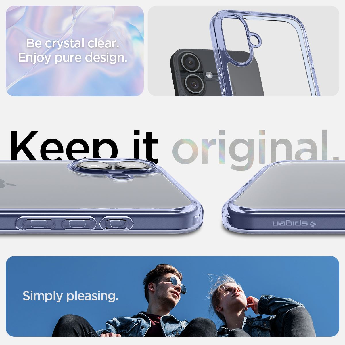 Spigen Ultra Hybrid, sky crystal - iPhone 16 Plus (9)