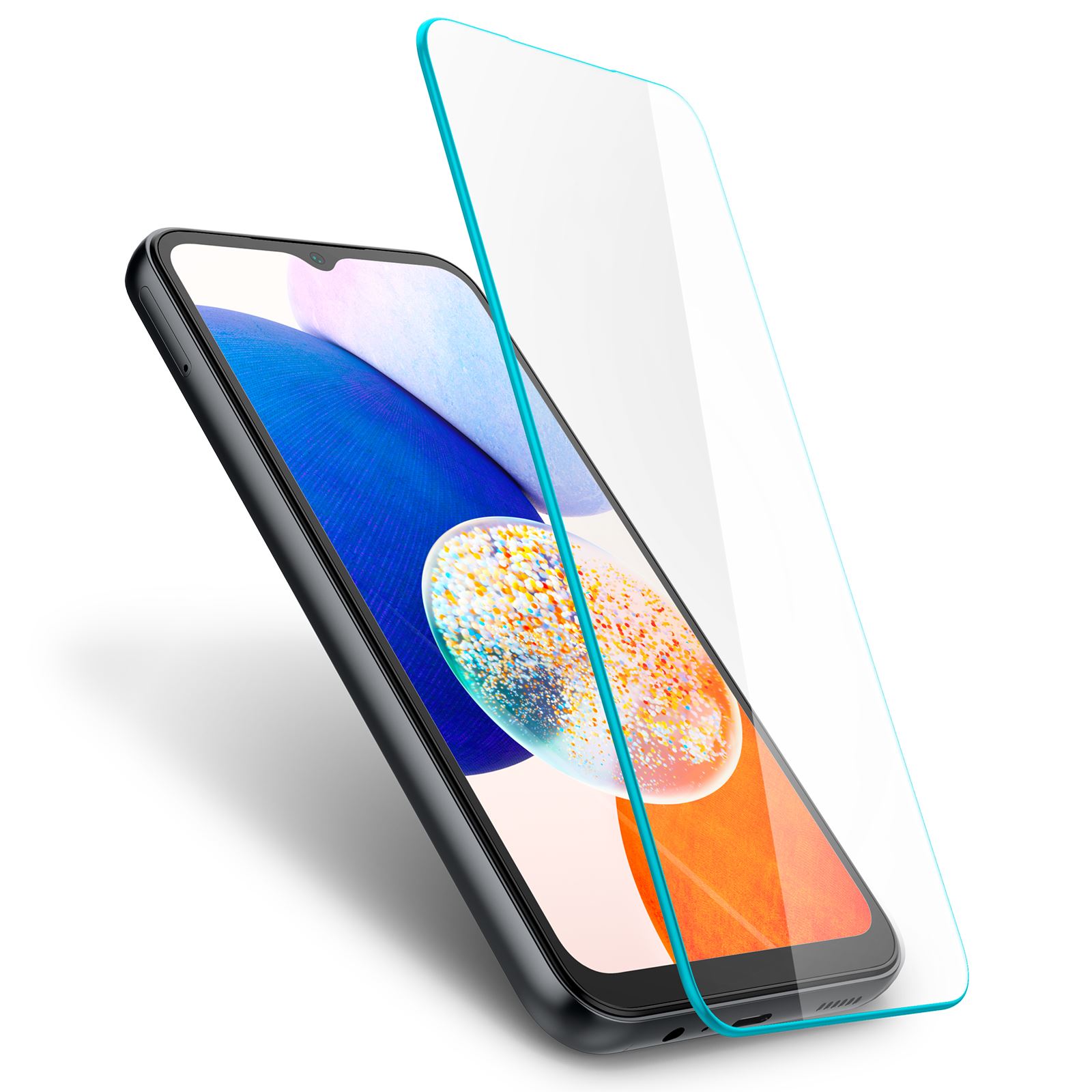 Spigen Glass tR Slim 2 Pack - Samsung Galaxy A14 5G/A14 LTE (5)