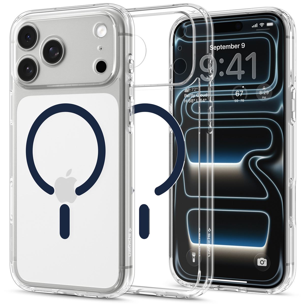 Spigen Ultra Hybrid MagSafe, clear deep blue - iPhone 18 Pro Max/17 Pro Max (2)