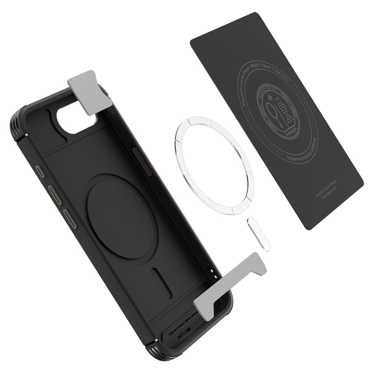 Spigen Core Armor MagSafe, matte black - iPhone 16e (8)