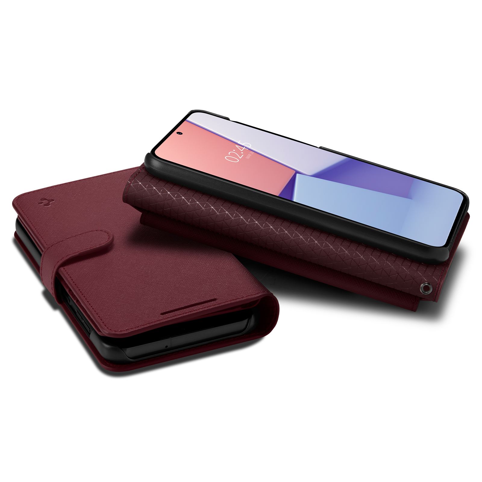 Spigen Wallet S Plus, burgundy - Samsung Galaxy S23+ (11)