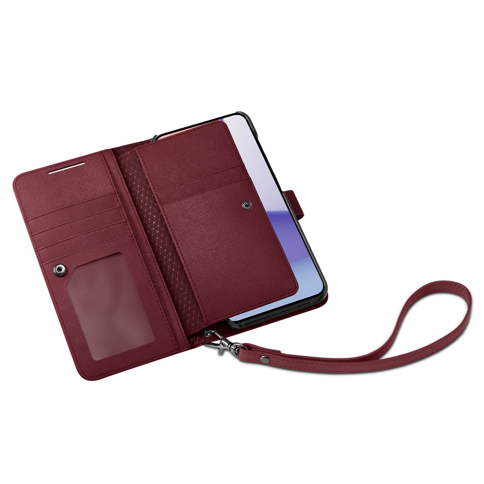Spigen Wallet S Plus, burgundy - Samsung Galaxy S23+ (9)