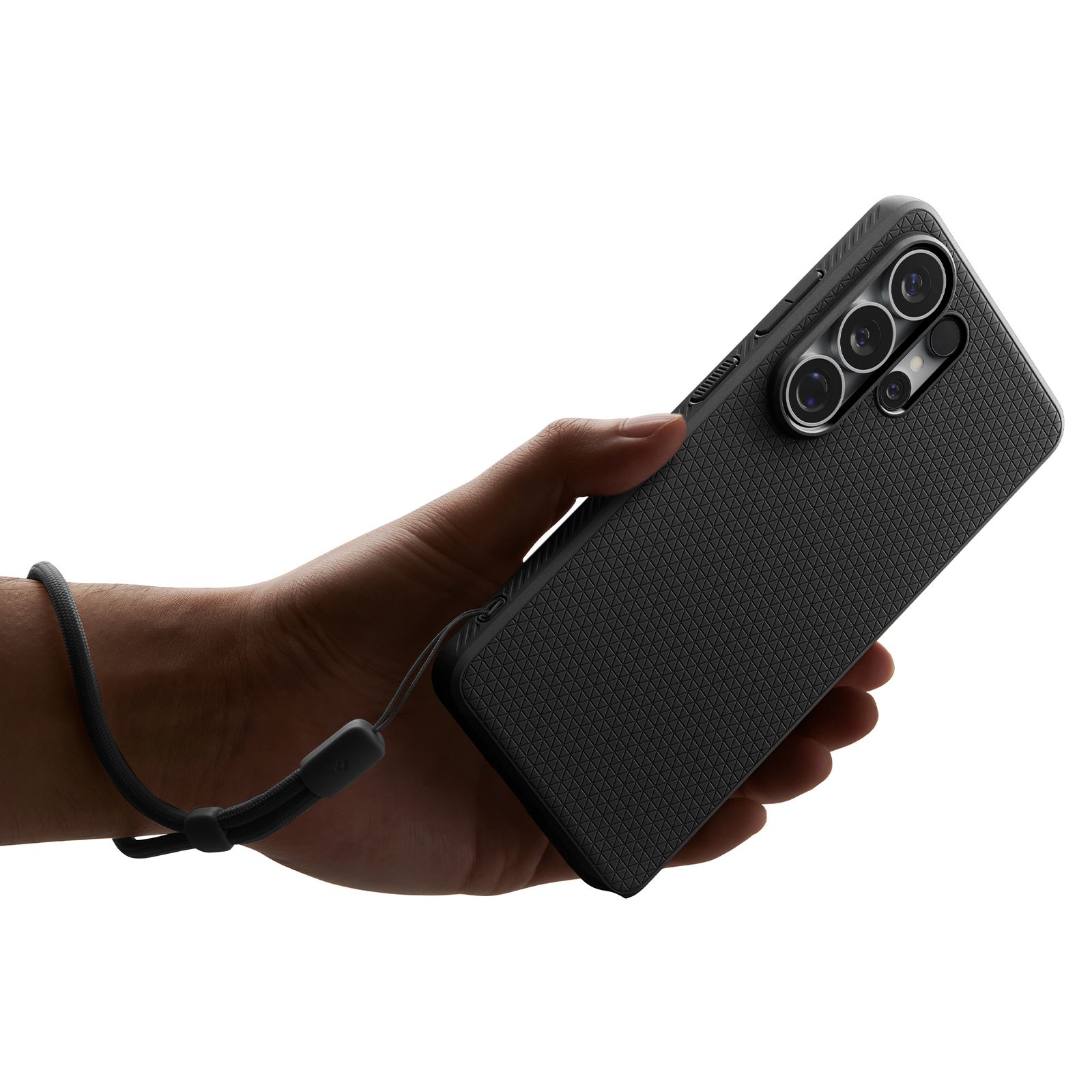 Spigen Liquid Air, matte black - Samsung Galaxy S26 Ultra (14)