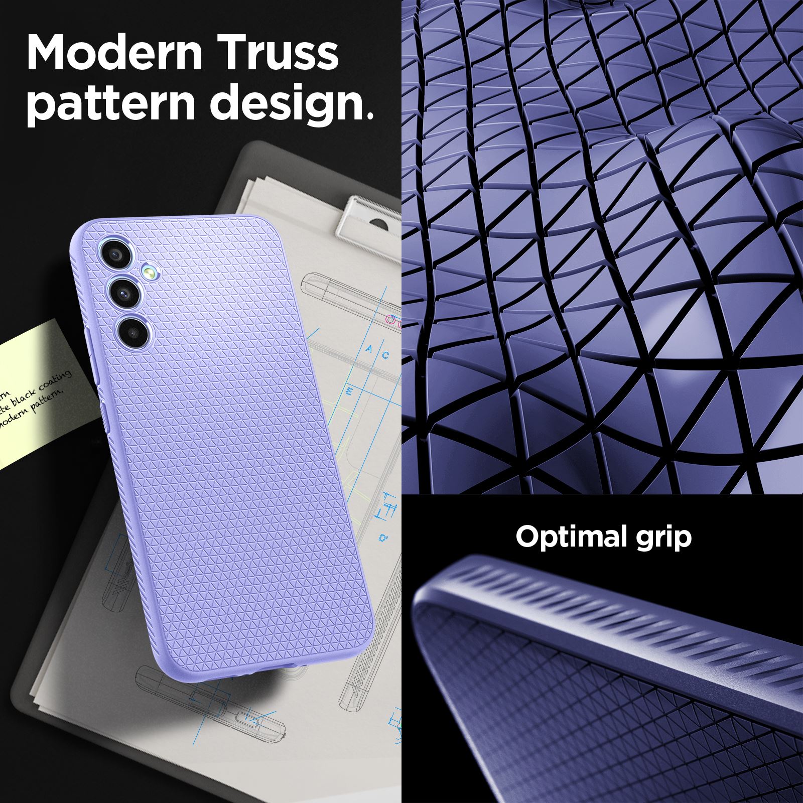 Spigen Liquid Air, awesome violet - Samsung Galaxy A34 5G (13)
