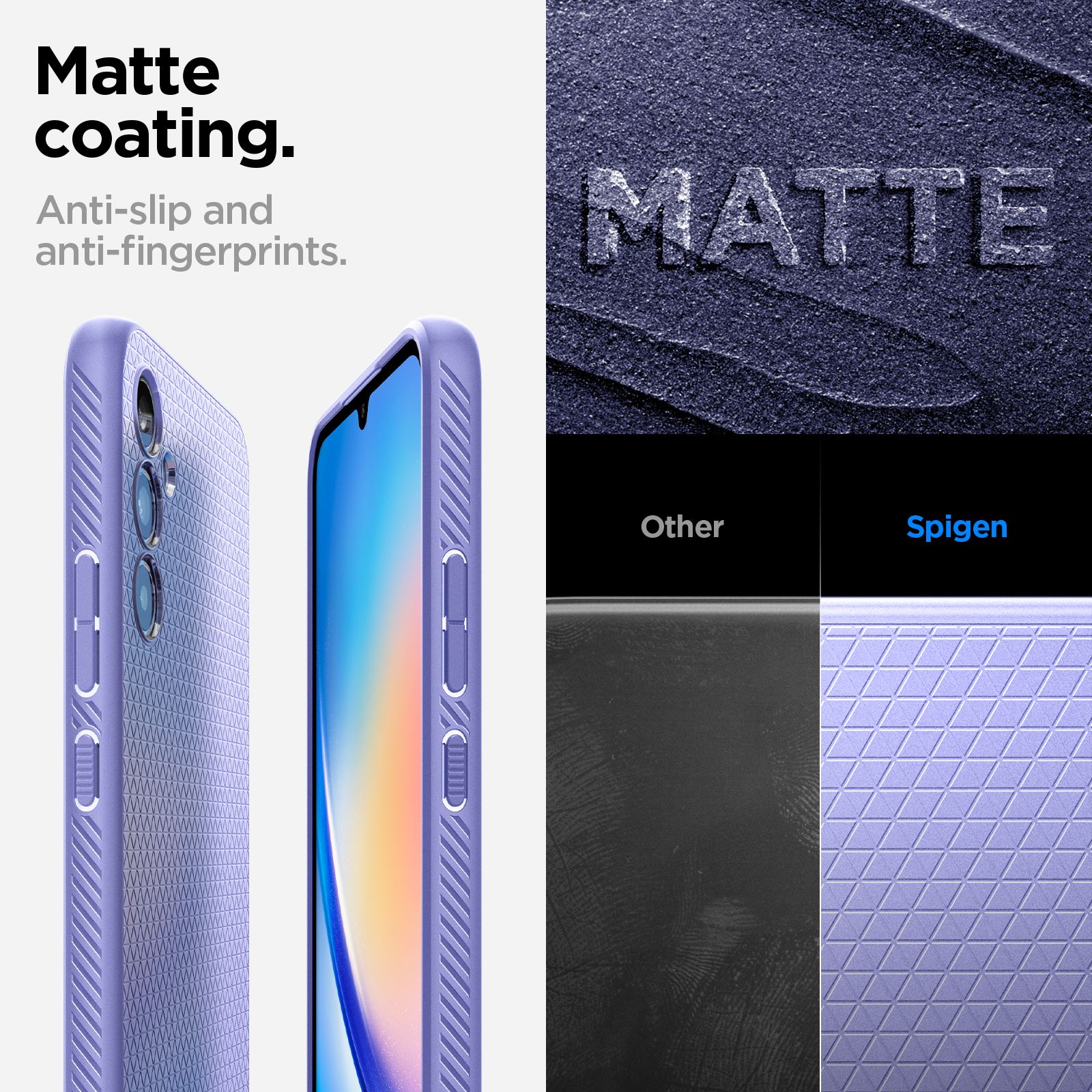 Spigen Liquid Air, awesome violet - Samsung Galaxy A34 5G (15)