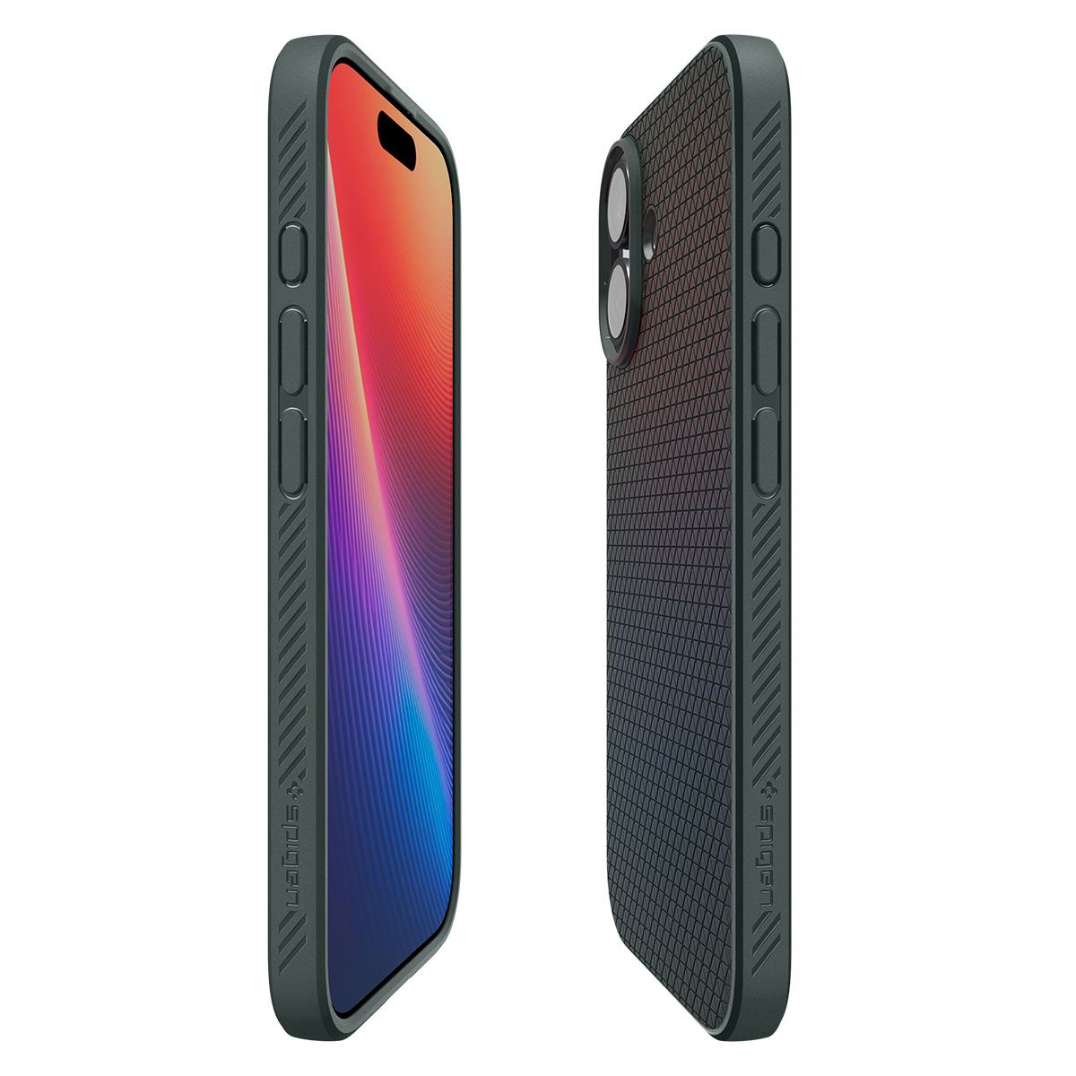 Spigen Liquid Air, abyss green - iPhone 17 (7)
