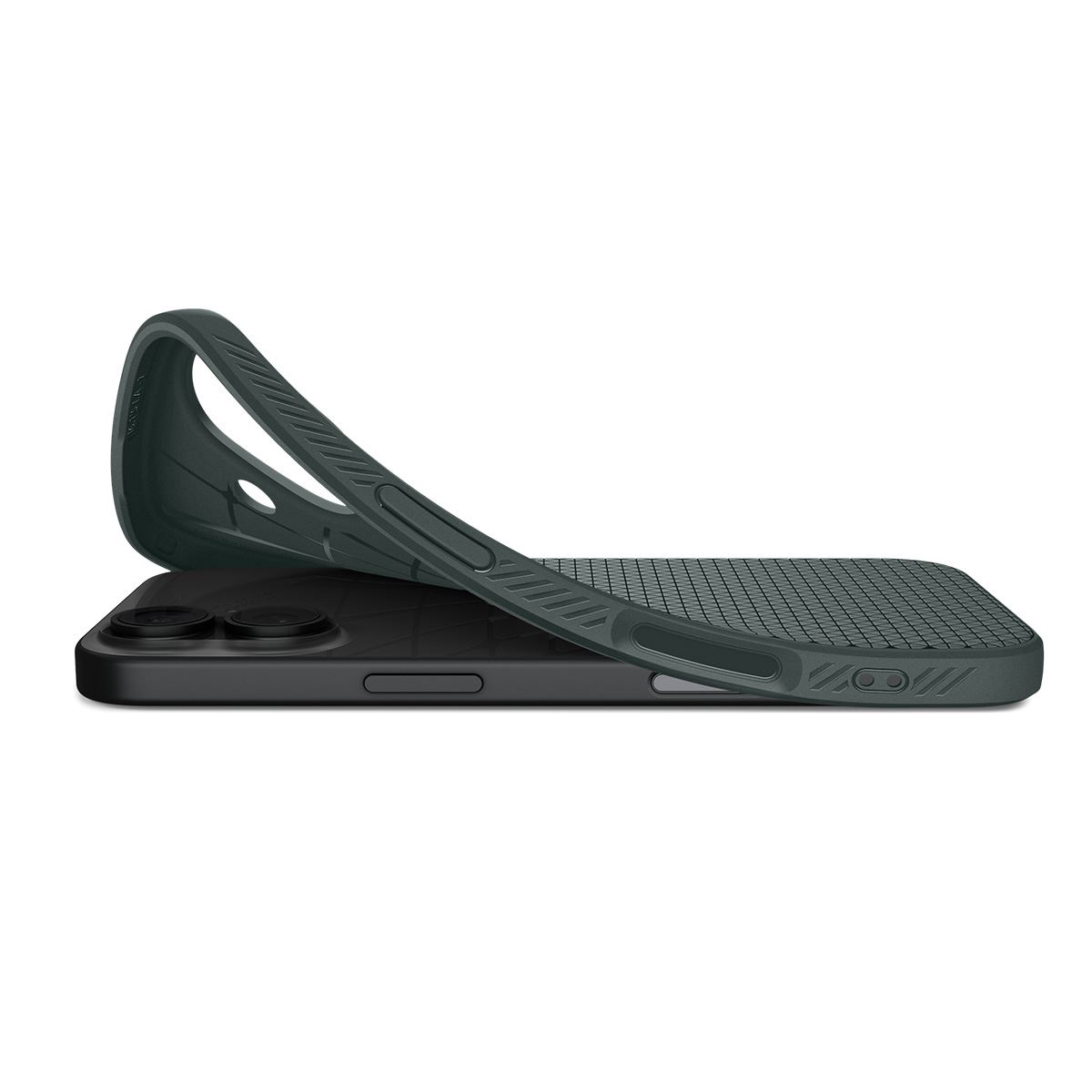 Spigen Liquid Air, abyss green - iPhone 17 (8)