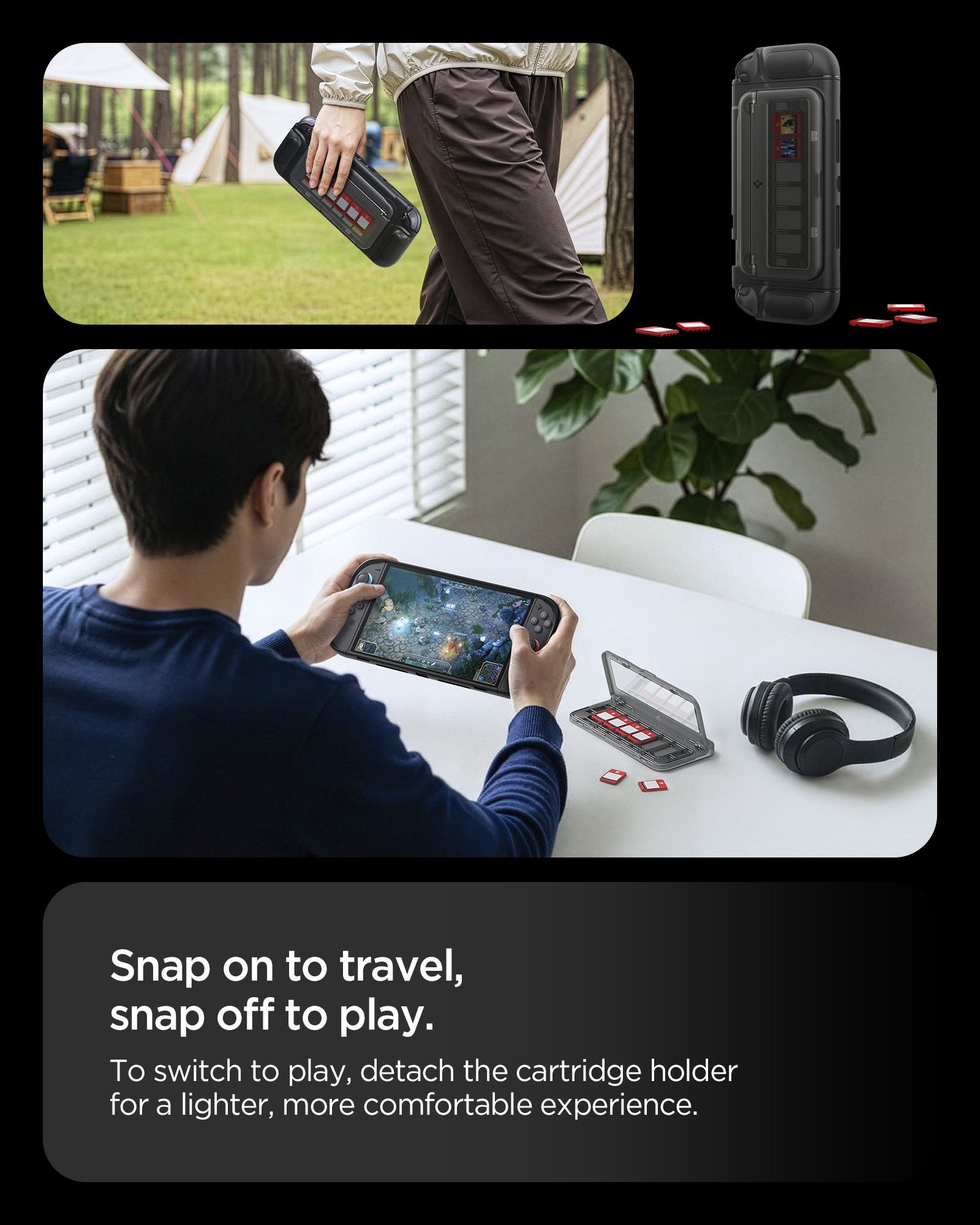 Spigen Snap Switch, black - Nintendo Switch 2 (23)