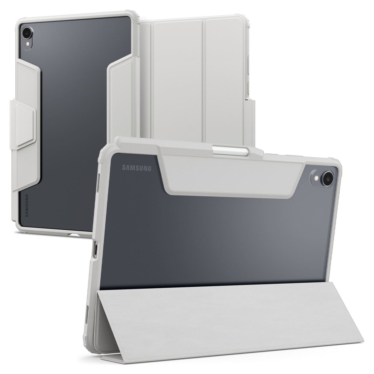 Spigen Ultra Hybrid Pro, gray - Samsung Galaxy Tab S11 (14)