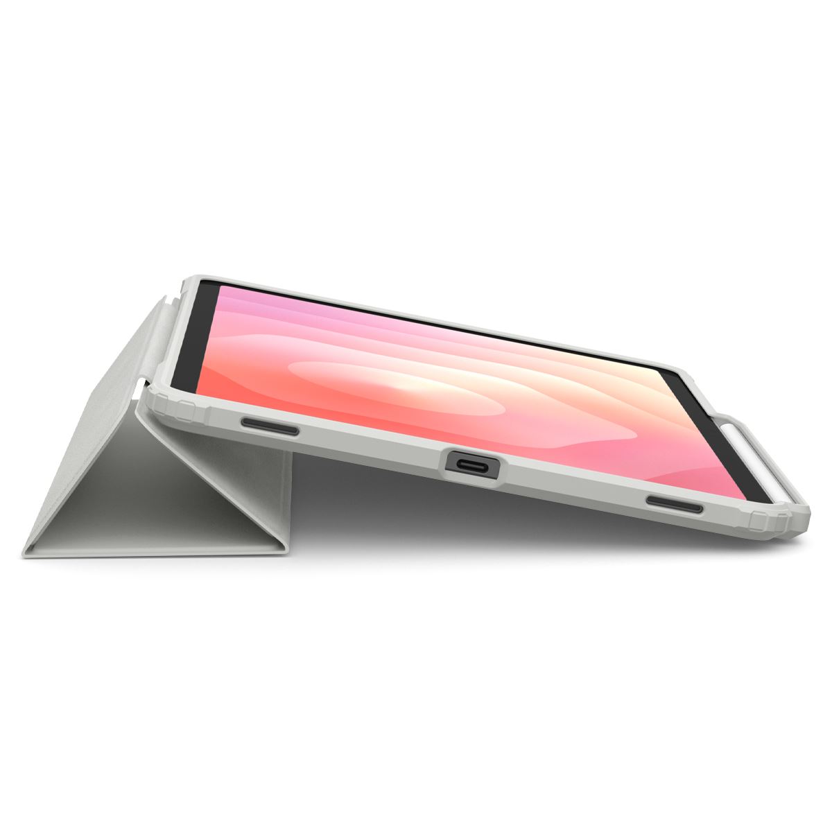 Spigen Ultra Hybrid Pro, gray - Samsung Galaxy Tab S11 (8)