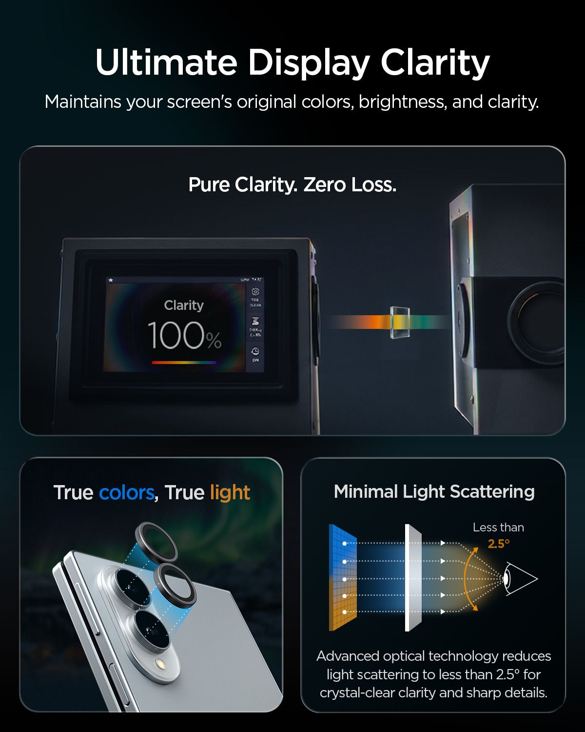 Spigen Glass tR EZ Fit Optik Pro HD 2 Pack, black - Samsung Galaxy Z Fold8 (10)