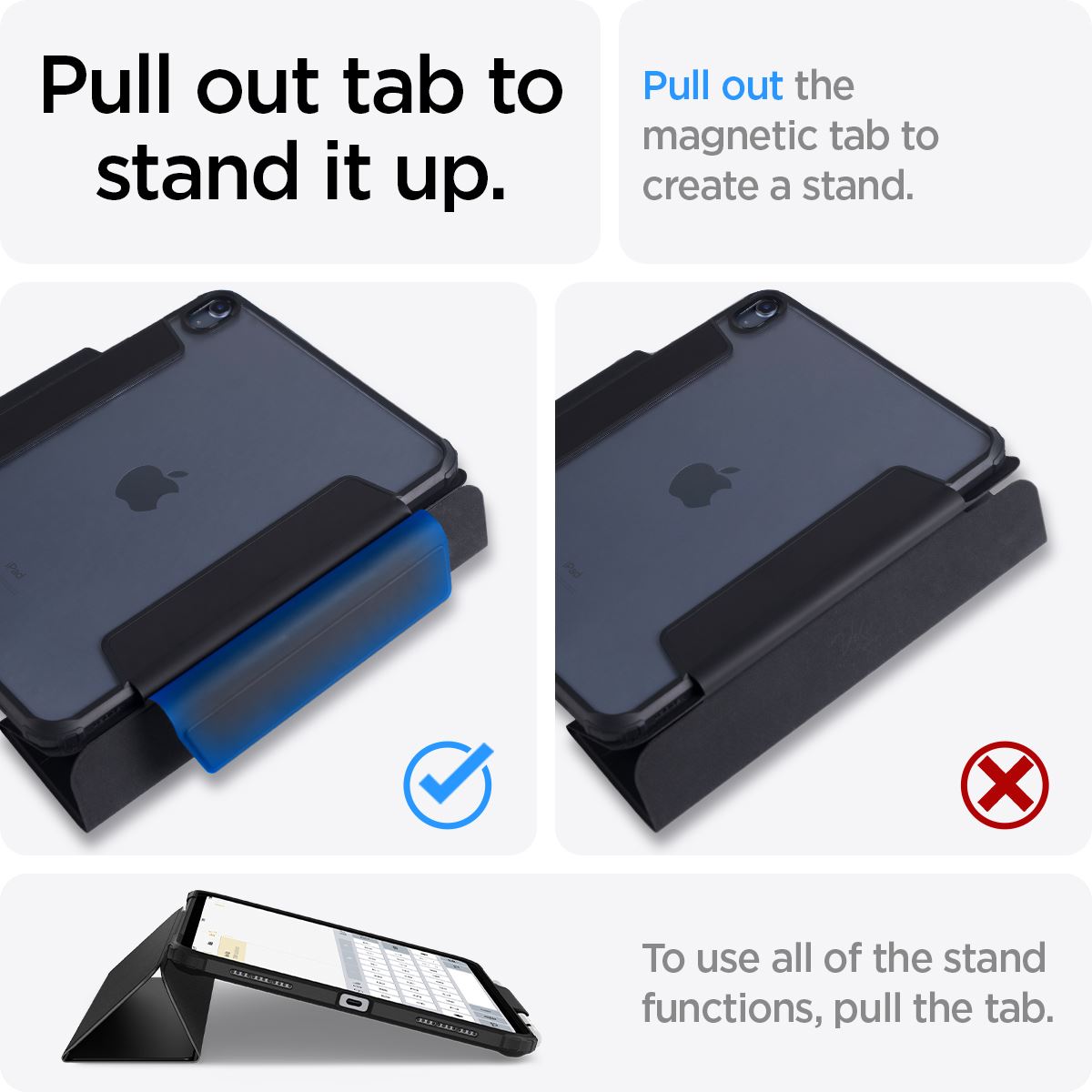 Spigen Ultra Hybrid Pro, black - iPad Air 10.9" (2022/2020)/11" 2024/2025 (13)