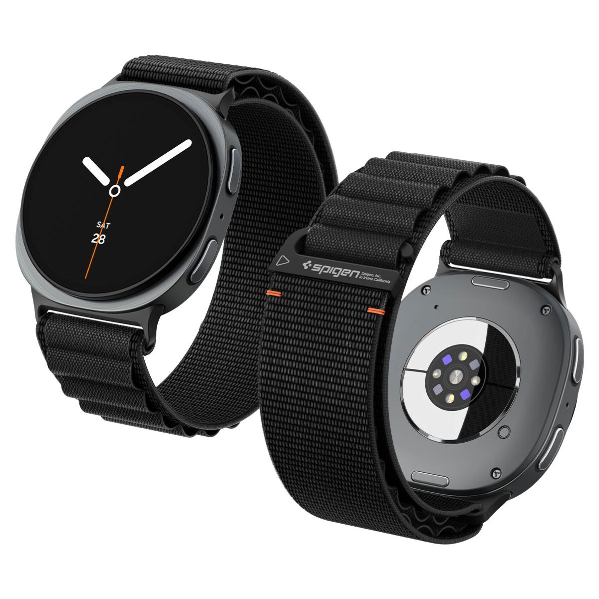 Spigen Fabric Band, black - Samsung Galaxy Watch Ultra 2/1 47mm