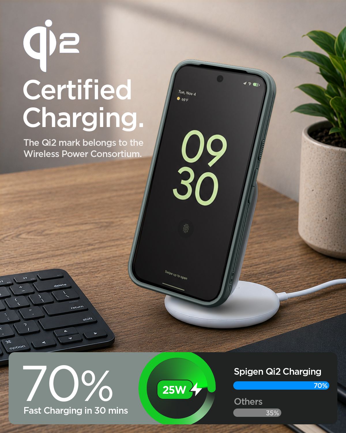 Spigen Liquid Air MagSafe, abyss green - Google Pixel 11 Pro (13)