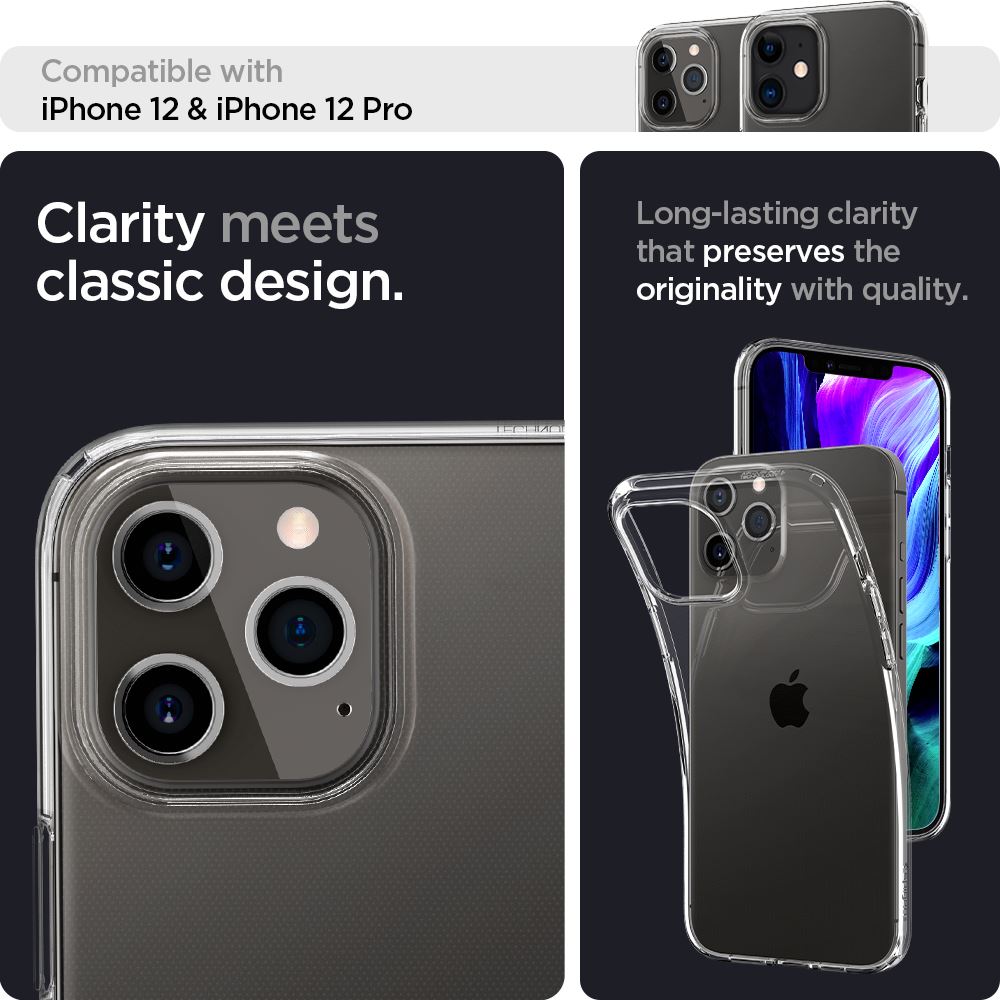 Spigen Crystal Flex, clear - iPhone 12/Pro (9)